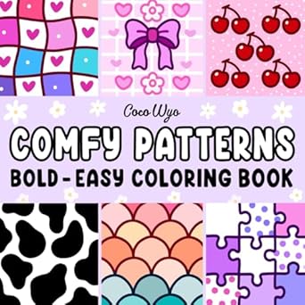 Comfy Patterns Coloring Book