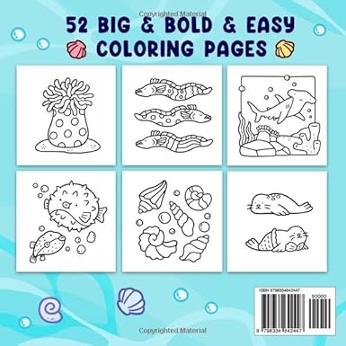 Ocean Scene Coloring Book