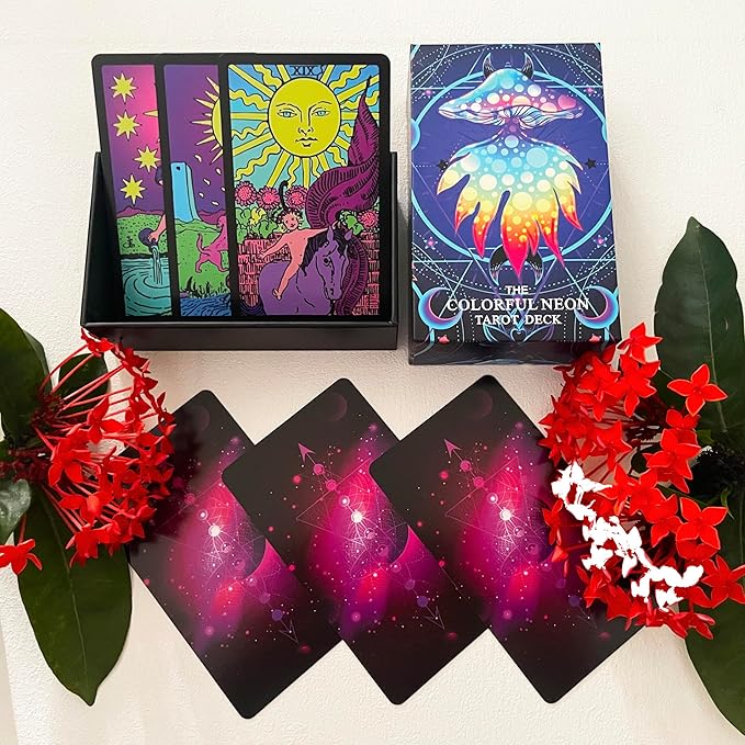 Neon Tarot Cards